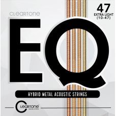 Набор струн CLEARTONE 7810 EQ HYBRID METAL ACOUSTIC ULTRA LIGHT 10-47